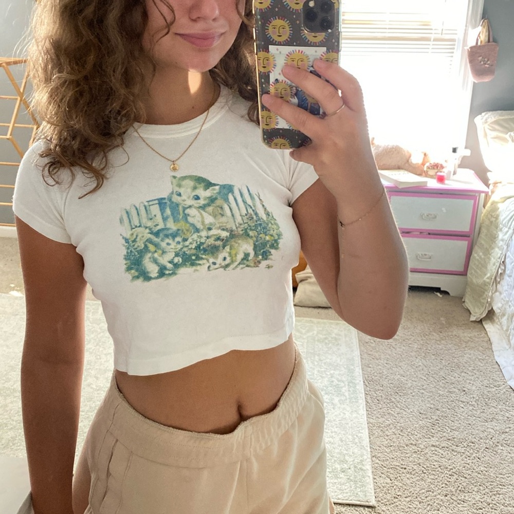 Brandy Kitten Baby Tee
